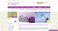 Desktop Screenshot of papelpintadoyvinilos.com